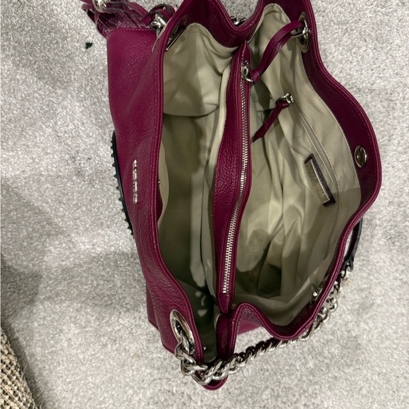 Valentino by Mario Valentino Luisa Rock Leather Shoulde - Picture 4 of 9